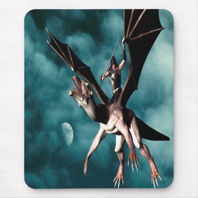 Drache Himmels Krieger Mousepad (Vorne)