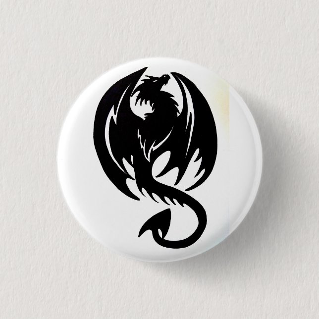 Drache II Button (Vorderseite)