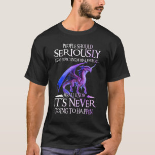 Drache im Ernst für Männer Frauen T-Shirt