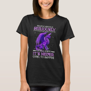 Drache im Ernst für Männer Frauen T-Shirt