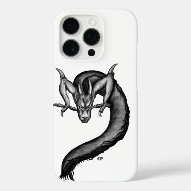 Drache im Tattoo-Stil Case-Mate iPhone Hülle (Rückseite)