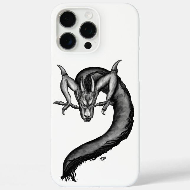 Drache im Tattoo-Stil Case-Mate iPhone Hülle (Rückseite)