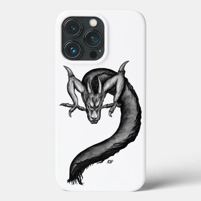 Drache im Tattoo-Stil Case-Mate iPhone Hülle (Rückseite)