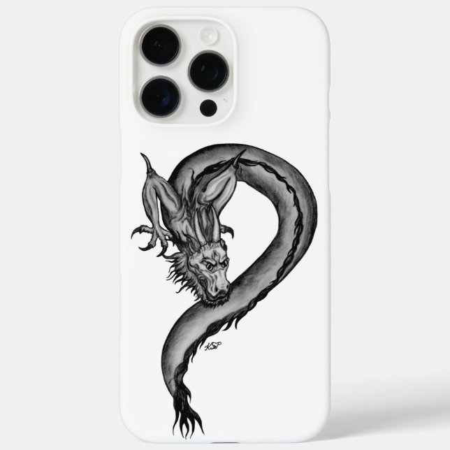 Drache im Tattoo-Stil Case-Mate iPhone Hülle (Rückseite)