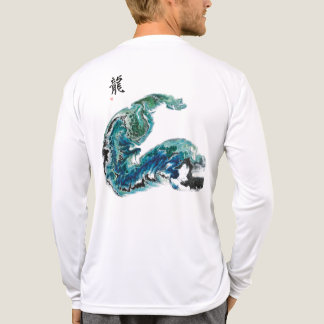 Drache in den Wellen - Abstrakte Meeresenergie T-S Tri-Blend Shirt