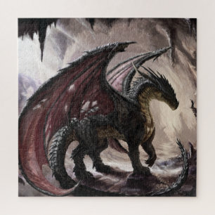Drache in der Höhle Puzzle