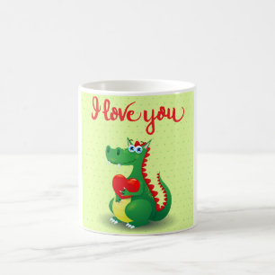 Drache in der Liebe Kaffeetasse