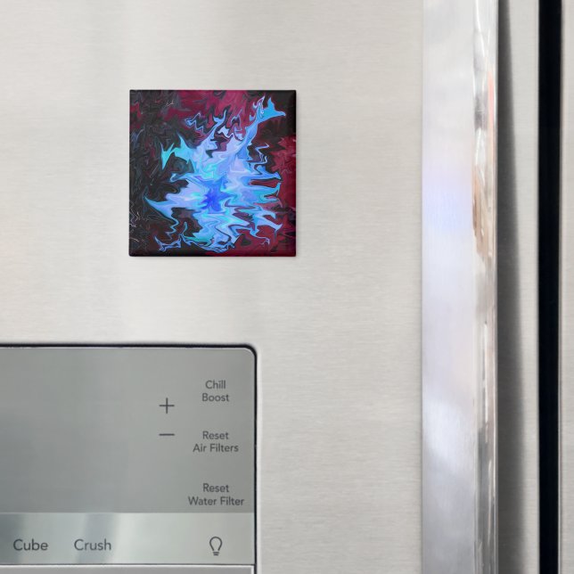 Drache in Fliege..... Magnet (In Situ (Kühlschrank))