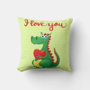 Drache in Liebe Kissen