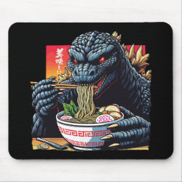 Drache isst Ramen  Mousepad