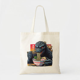 Drache isst Ramen  Tragetasche