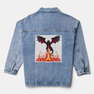Drache Jeansjacke