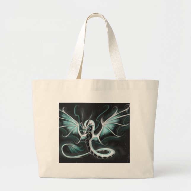 Drache Jumbo Stoffbeutel (Vorne)