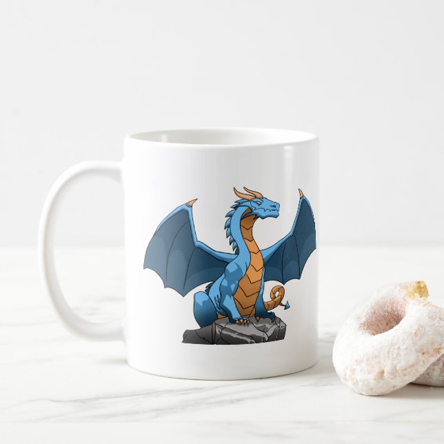 Drache Kaffeetasse (Mit Donut)