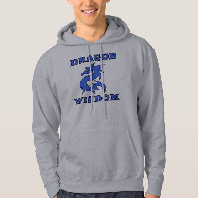 Drache-Klugheit Hoodie (Vorderseite)