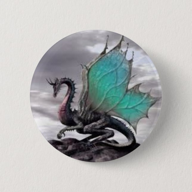 "Drache-Knopf! " Button (Vorderseite)