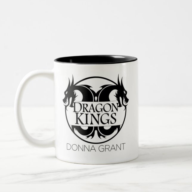 Drache-König-Tasse Zweifarbige Tasse (Links)