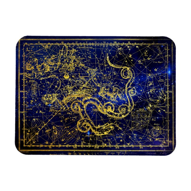 Drache-Konstellation Magnet (Horizontal)