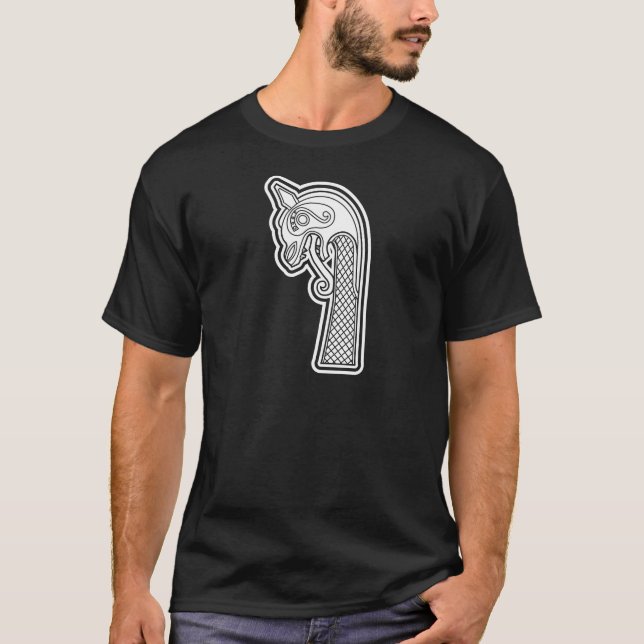 Drache-Kopf T-Shirt (Vorderseite)