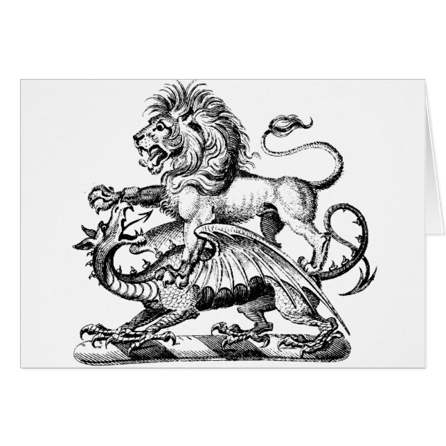 Drache-Krieger 1 (Vorderseite (Horizontal))