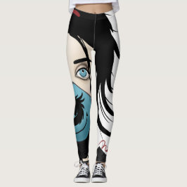 Drache-Kriegers-Mädchen Leggings