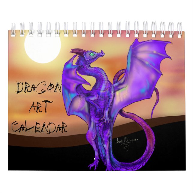 Drache-Kunst-Kalender Kalender (Titelbild)