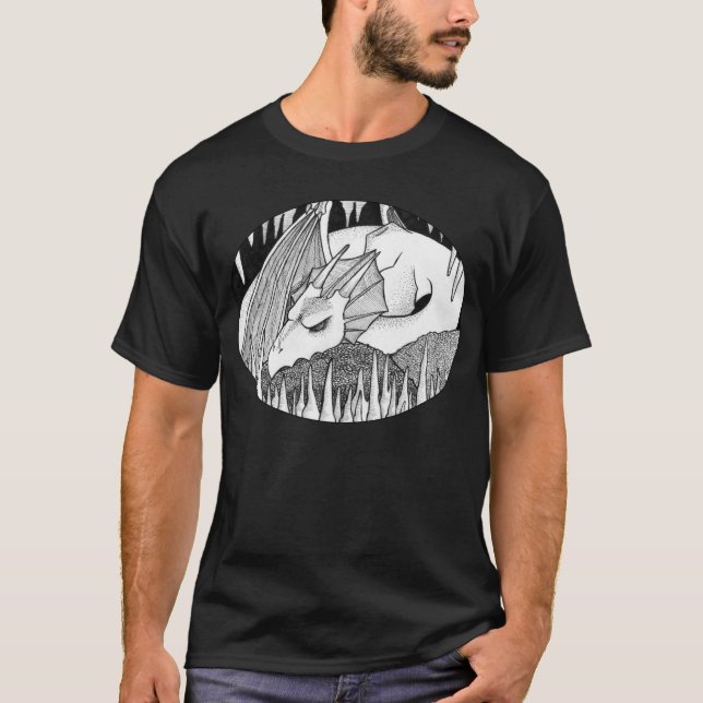 Drache-Lager T-Shirt (Vorderseite)