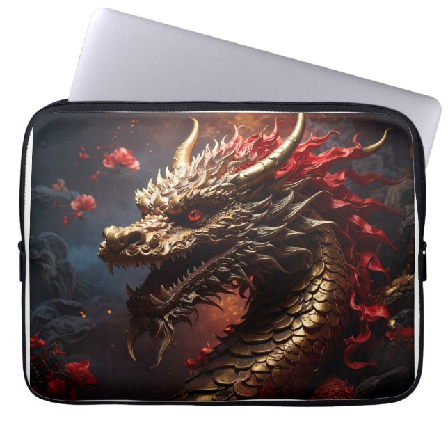 Drache Laptopschutzhülle (Vorderseite)