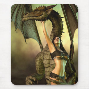 Drache-Liebhaber Mousepad
