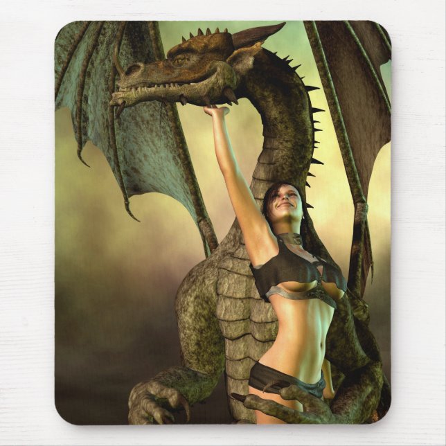Drache-Liebhaber Mousepad (Vorne)
