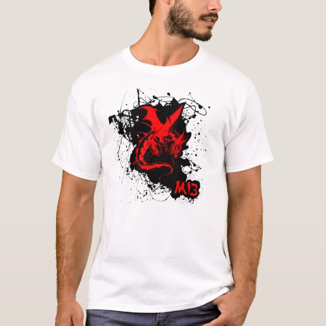 Drache M13 Landwirtschafts T-Shirt (Vorderseite)