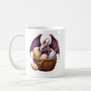 Drache Mädchen Liebhaber sammelt Ostereier - Kinde Kaffeetasse