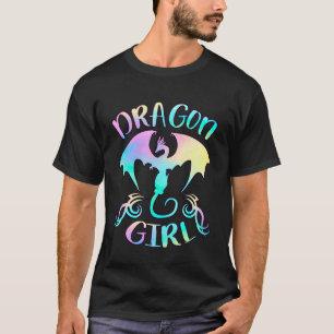 Drache Mädchen Nur ein Mädchen das Drachen liebt L T-Shirt