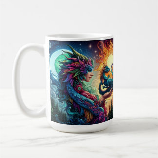 Drache Magie Fantasy Welt Kaffeetasse
