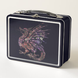 Drache Metall Brotdose