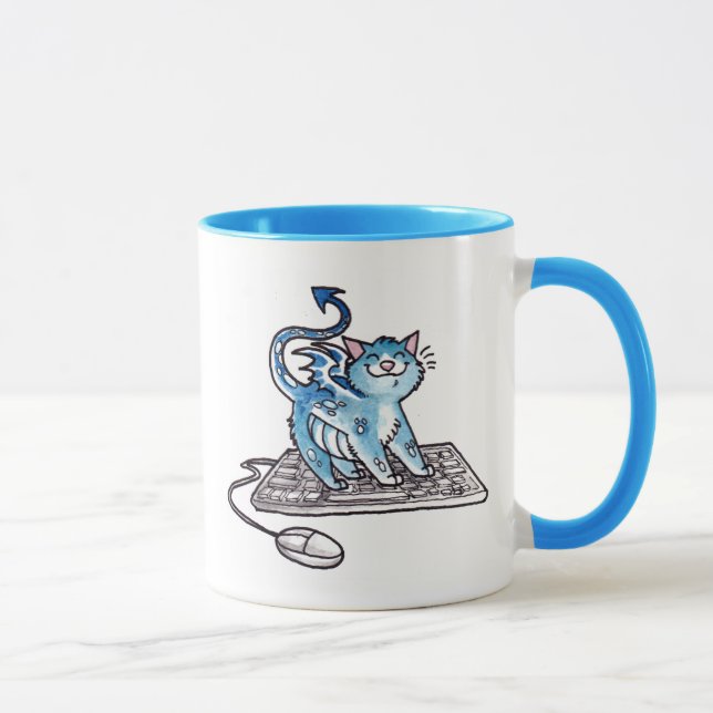 Drache-Miezekatze Tasse (Rechts)