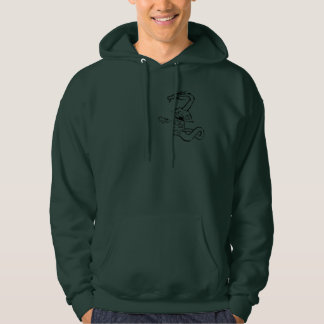 Drache mit Atabaque Trommel Hoodie