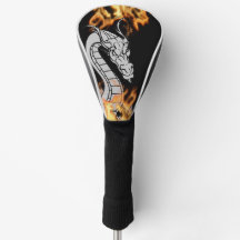 Drache mit Feuer Golf Head Cover wie Profis!