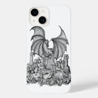 Drache mit Zombie