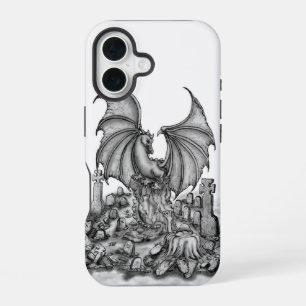 Drache mit Zombie iPhone 16 Hülle