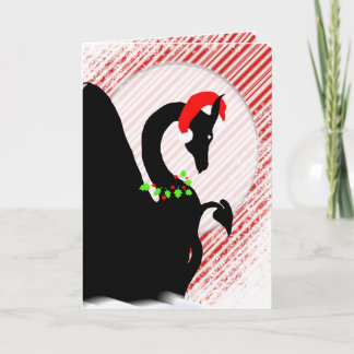 Drache-Mond-Feiertag (Candycane Hintergrund) Feiertagskarte