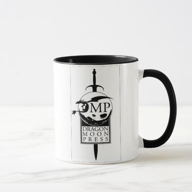 Drache-Mond-Presse-Tasse - Klinge-Logo Tasse (Rechts)
