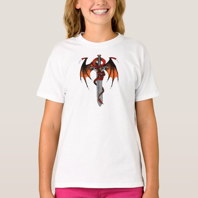 Drache-Mords-Klinge T-Shirt (Vorderseite)