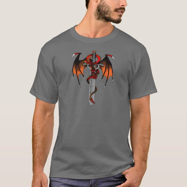 Drache-Mords-Klinge T-Shirt (Vorderseite)