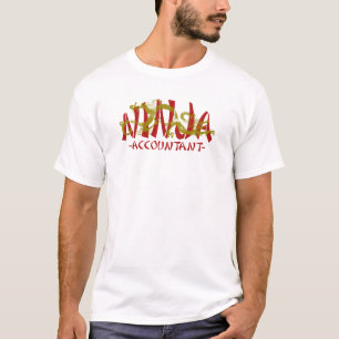 Drache Ninja - Buchhalter T-Shirt