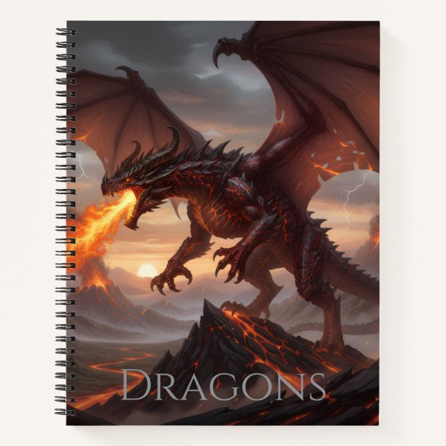 Drache Notizbuch  (Vorderseite)