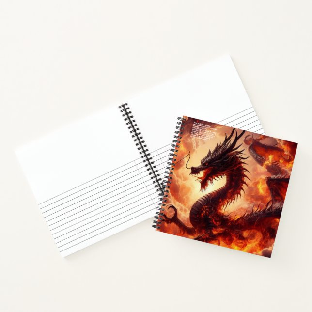 Drache Notizbuch (Innenseite)