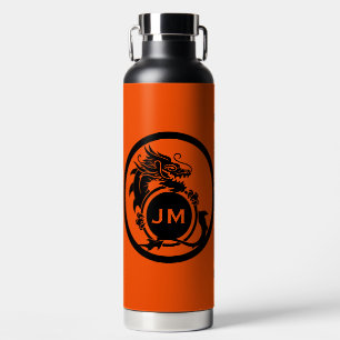 Drache Novelty Golfer Anfangsbuchstabe Geschenk Trinkflasche
