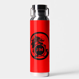 Drache Novelty Golfer Anfangsbuchstabe Geschenk Trinkflasche