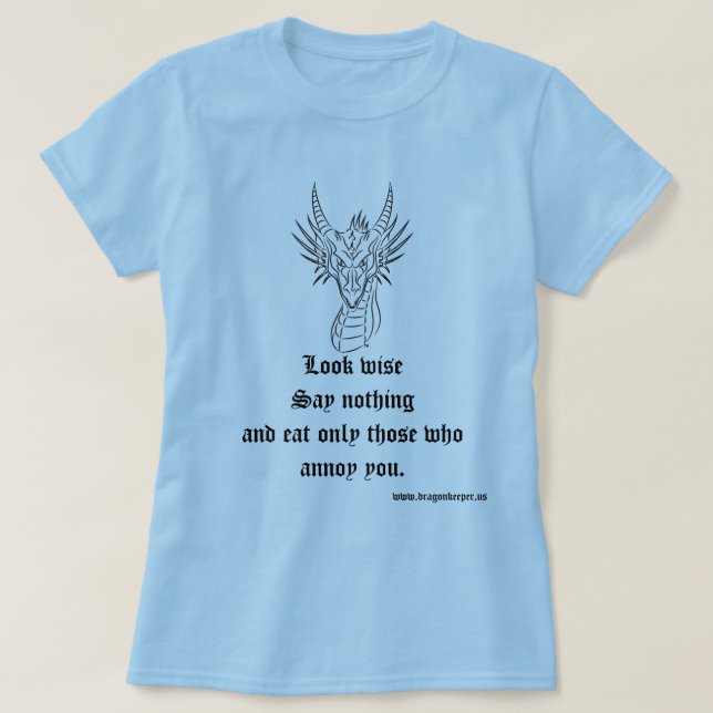 Drache-Philosophie T-Shirt (Design vorne)